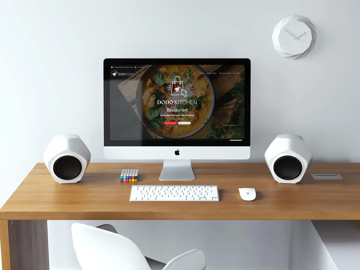 Création site web pour le restaurant Dodo Kitchen